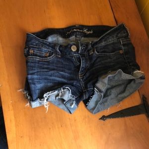American eagle denim shorts